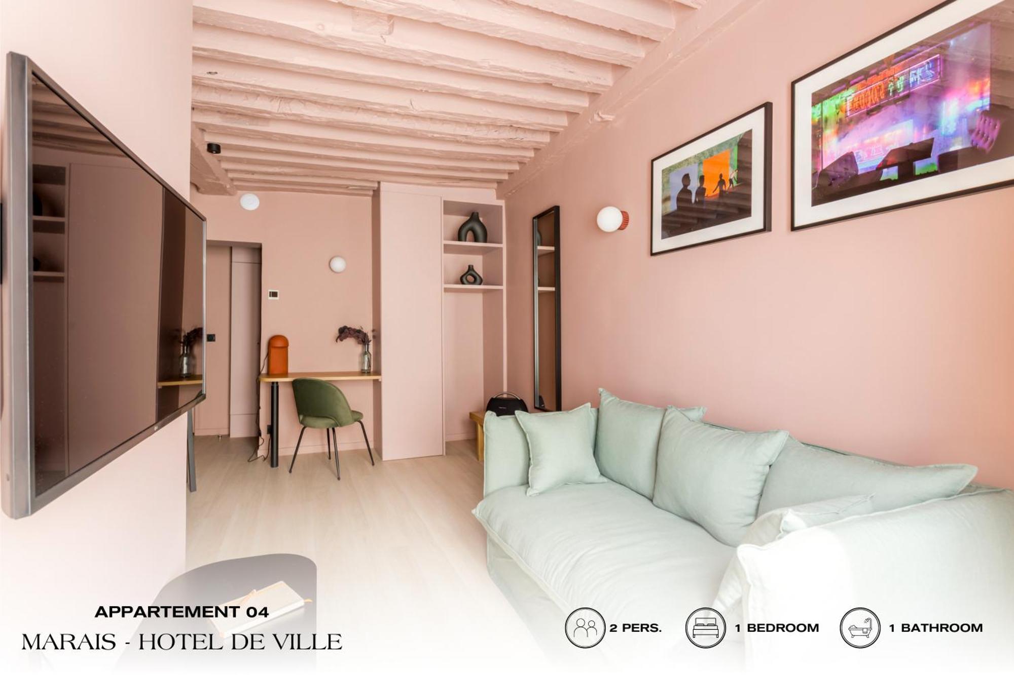 Beauquartier - Marais, Bourg Tibourg Apartment Paris Exterior photo