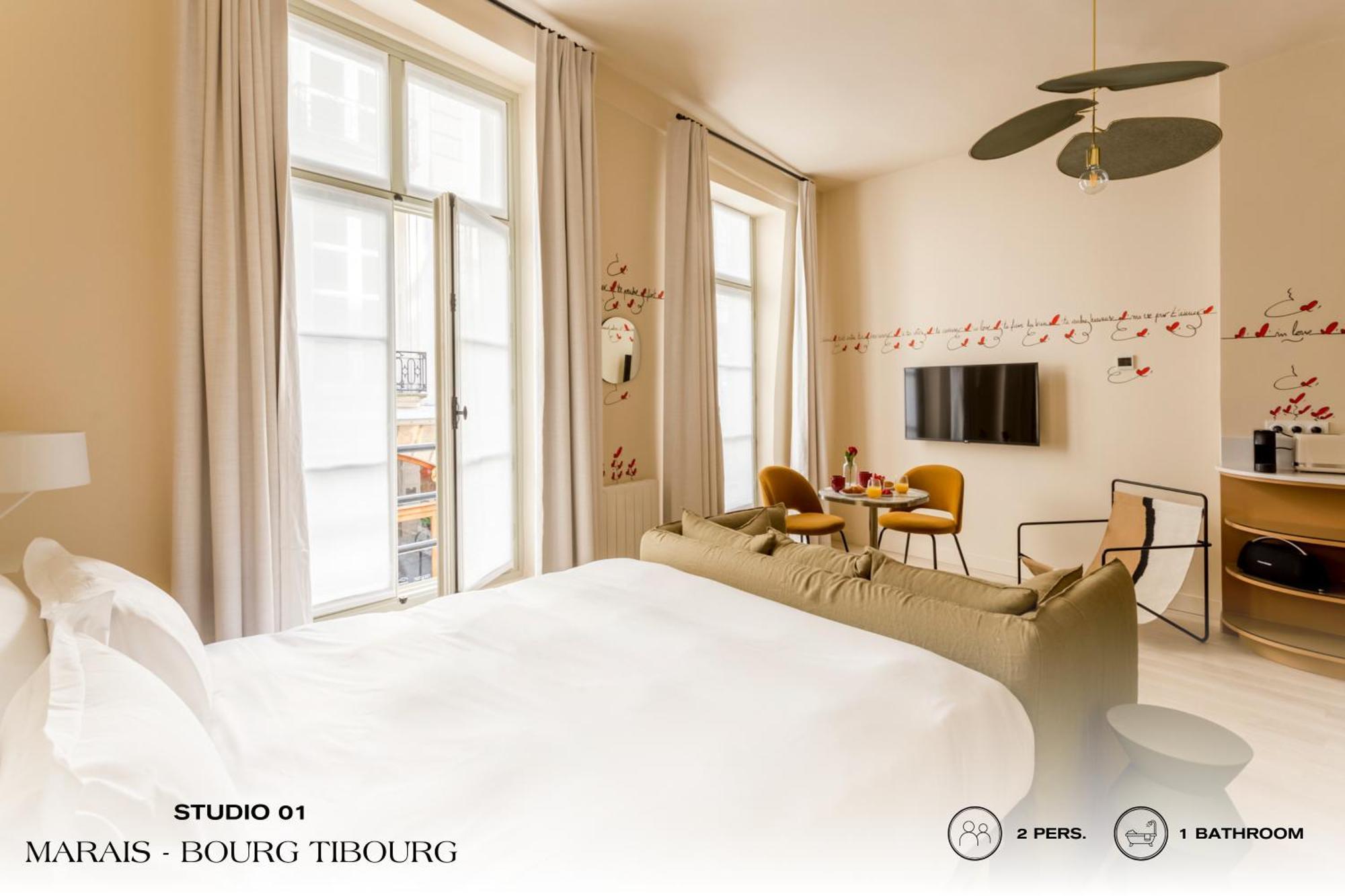 Beauquartier - Marais, Bourg Tibourg Apartment Paris Exterior photo